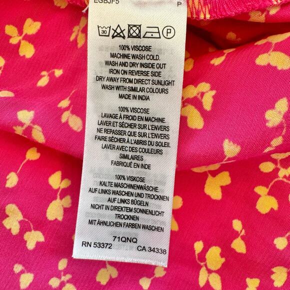 French Connection Bonita Draped Mixed Printed Midi Dress 2 - Picture 7 of 13